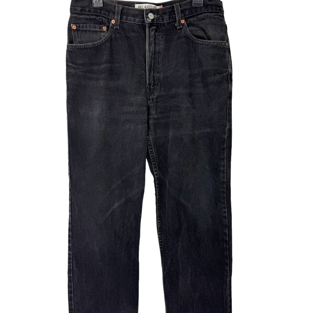 Levis Jeans Mens 34 x 32 Black Relaxed Fit Style 550 Colored Denim Casual